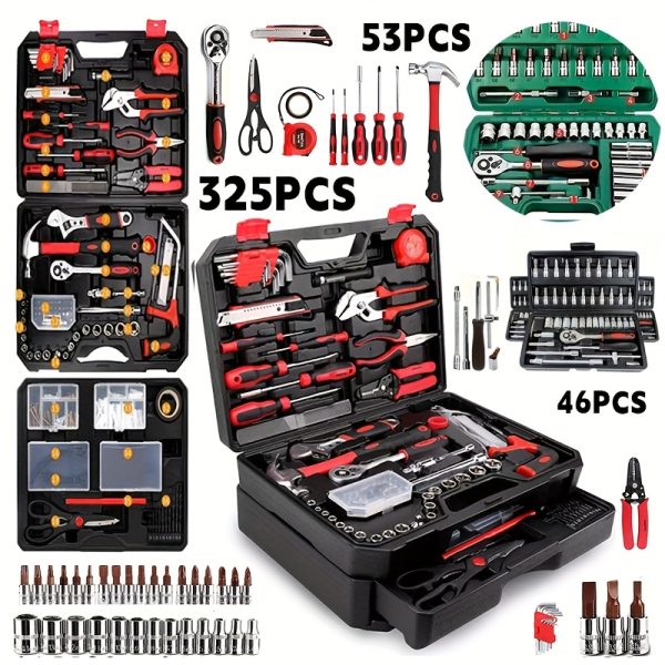 325/53/46pcs Professional Automotive Master Tool Kit