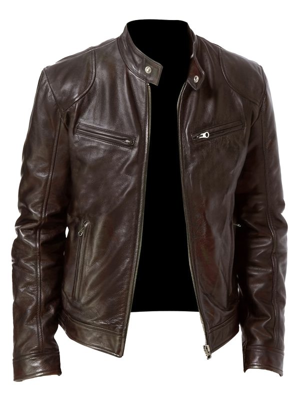 Warm Fleece-Lined Men's Black Jacket - Image 3