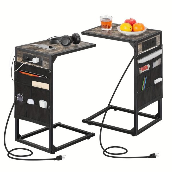1pc/2pcs Multifunctional C Shaped End Table - Image 12