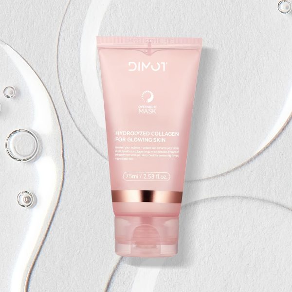 [Collagen Night Wrap Mask] DIMOT Collagen Night Wrap Mask 2.54oz *2 with Jelly Brush