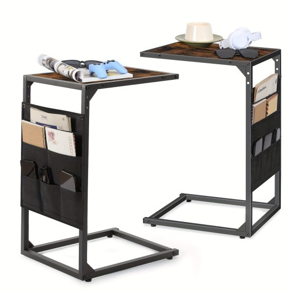 1pc/2pcs Multifunctional C Shaped End Table - Image 26