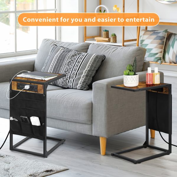 1pc/2pcs Multifunctional C Shaped End Table - Image 10