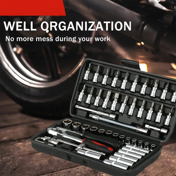 325/53/46pcs Professional Automotive Master Tool Kit - Image 10