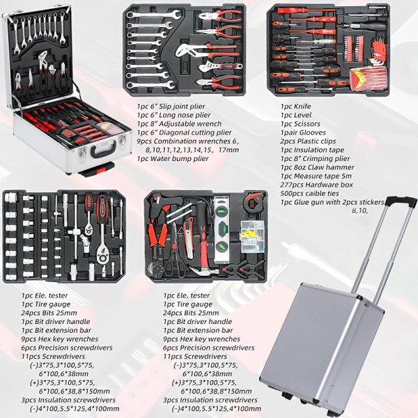 899/52/45pcs Professional Tool Set - Image 7