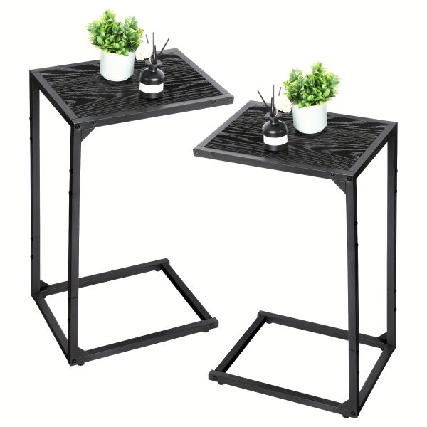 1pc/2pcs Multifunctional C Shaped End Table - Image 18