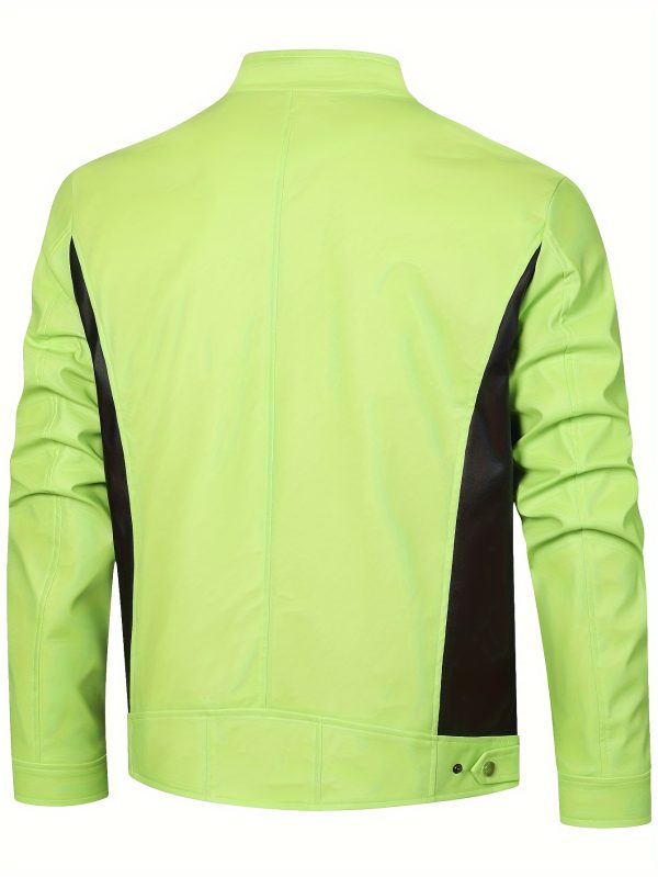 Warm Fleece-Lined Men's Black Jacket - Image 5