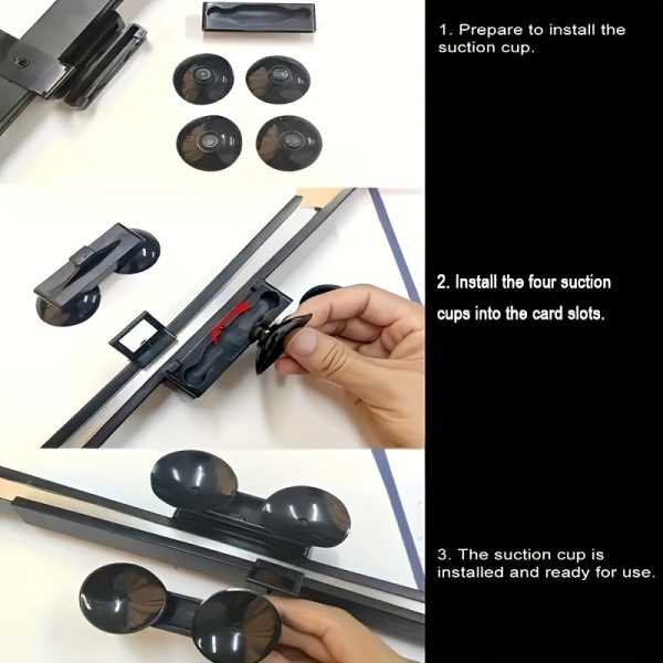 1pc Automatic Retractable Folding Sunshade - Image 4