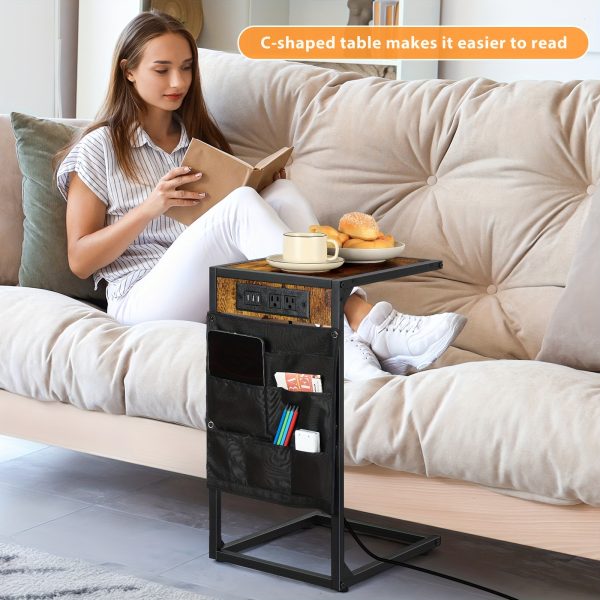 1pc/2pcs Multifunctional C Shaped End Table - Image 4