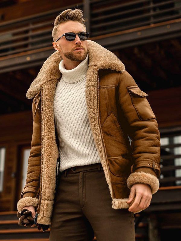 Men'S Zip-Up Jacket with Fleece Lining - Image 8