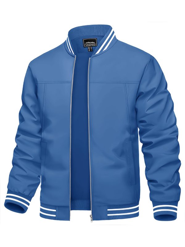 Lightweight & Breathable Men's Bomber Jacket - Image 5