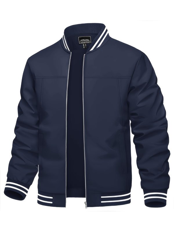 Lightweight & Breathable Men's Bomber Jacket - Image 2