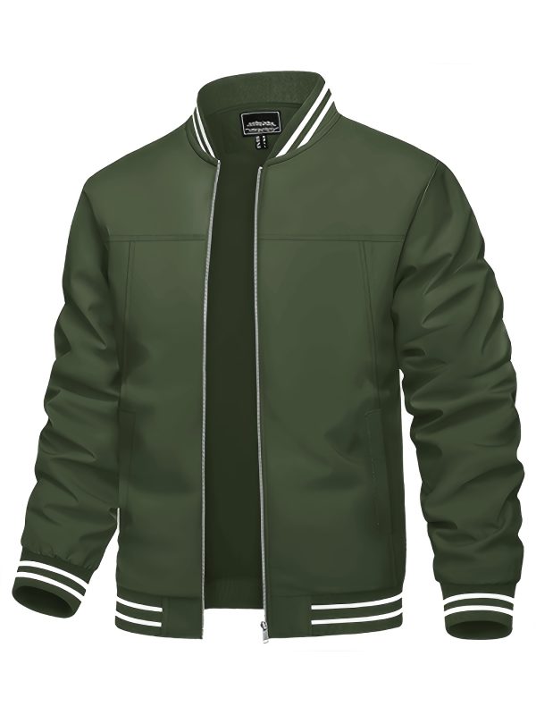 Lightweight & Breathable Men's Bomber Jacket - Image 3