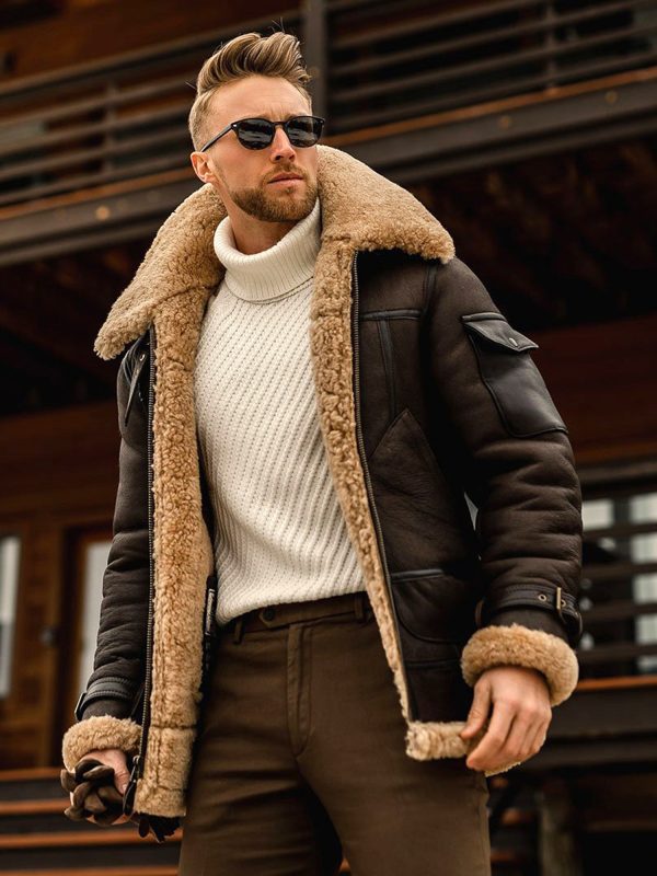 Men'S Zip-Up Jacket with Fleece Lining - Image 6
