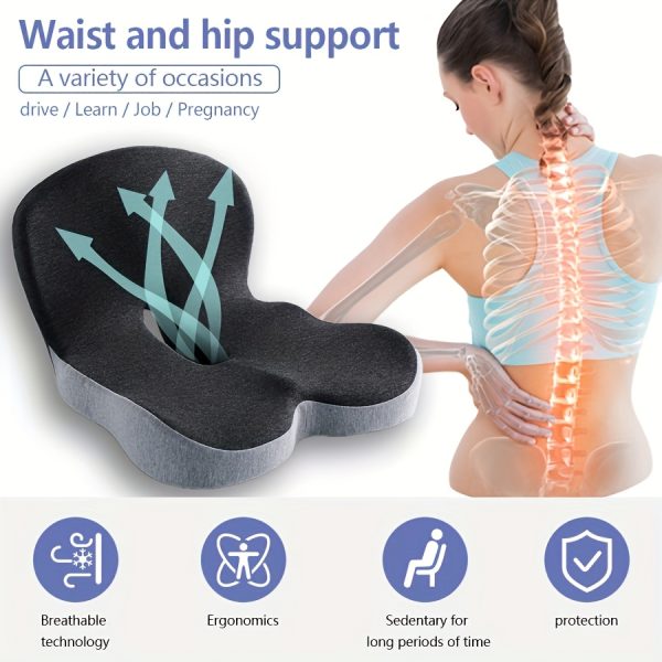 1pc Memory Foam Car Seat Cushion - Image 10