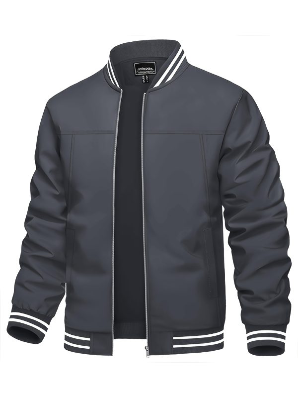 Lightweight & Breathable Men's Bomber Jacket - Image 7