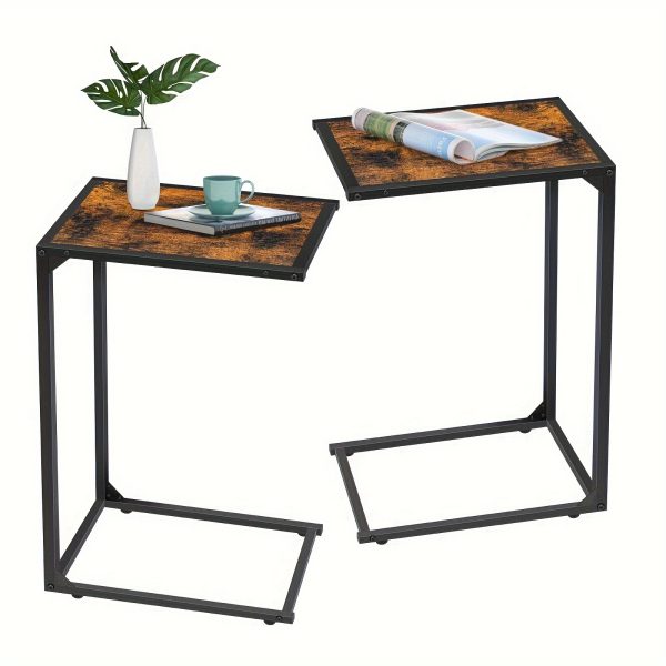 1pc/2pcs Multifunctional C Shaped End Table - Image 20