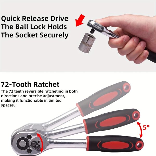 325/53/46pcs Professional Automotive Master Tool Kit - Image 12
