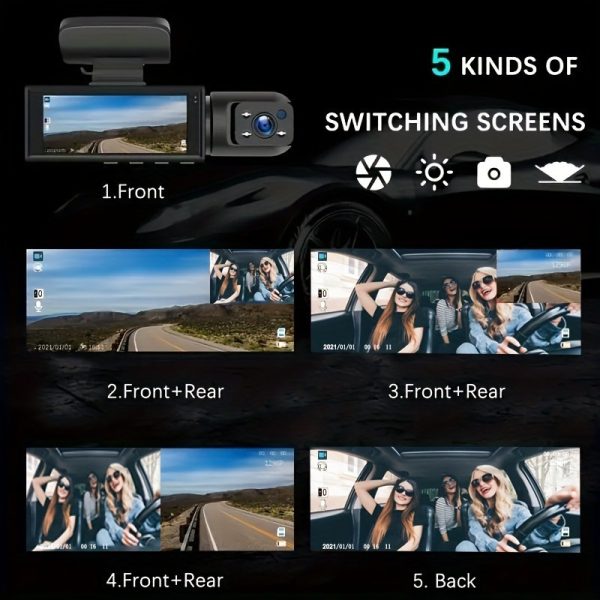 STEWING PREROG 2025 Latest 1080P Dual Dash Cam for Cars - Image 4