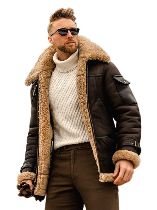 Men'S Zip-Up Jacket with Fleece Lining - Image 2
