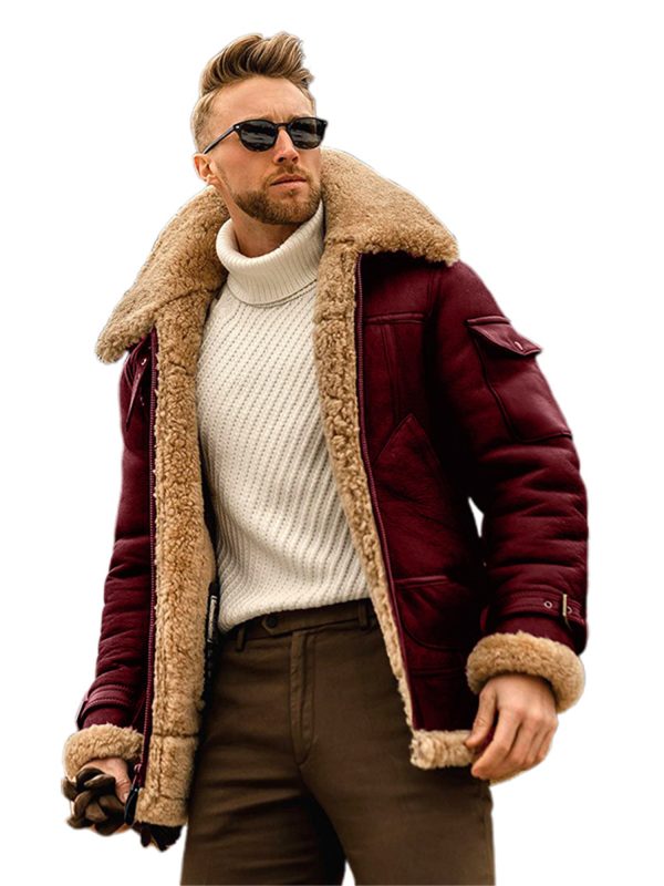 Men'S Zip-Up Jacket with Fleece Lining - Image 4