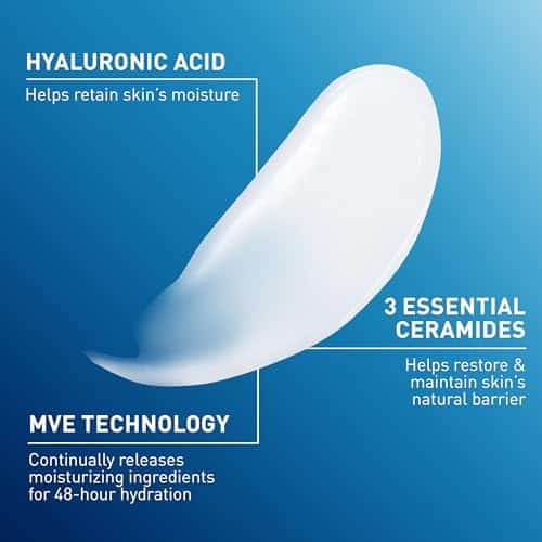 CeraVe Daily Moisturizing Lotion for Dry Skin, Body Lotion & Face Moisturizer with Hyaluronic Acid and Ceramides, Daily Moisturizer, Fragrance Free, Oil-Free, 12 Ounce : Body Lotions : Beauty & Personal Care - Image 4