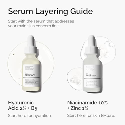 The Ordinary Hyaluronic Acid 2% + B5 (with Ceramides), Multi-Depth Hydration Serum for Plumper, Smoother Skin, 1 Fl Oz : Beauty & Personal Care - Image 6