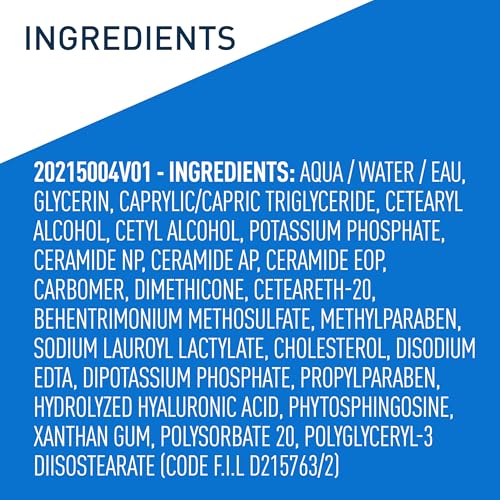 CeraVe Daily Moisturizing Lotion for Dry Skin, Body Lotion & Face Moisturizer with Hyaluronic Acid and Ceramides, Daily Moisturizer, Fragrance Free, Oil-Free, 12 Ounce : Body Lotions : Beauty & Personal Care - Image 10