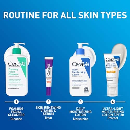 CeraVe Daily Moisturizing Lotion for Dry Skin, Body Lotion & Face Moisturizer with Hyaluronic Acid and Ceramides, Daily Moisturizer, Fragrance Free, Oil-Free, 12 Ounce : Body Lotions : Beauty & Personal Care - Image 9